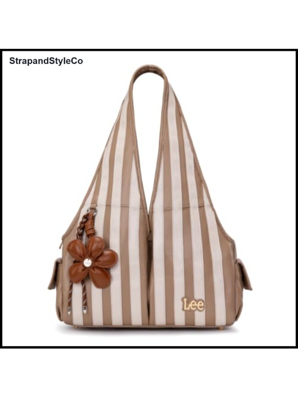 Slouchy Hobo Shoulder Bag Vegan Leather Zipper Everyday Purse